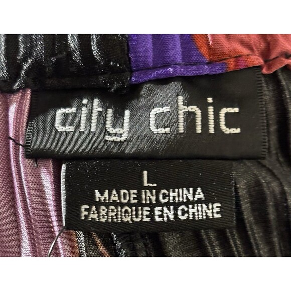 City Chic Women’s Plus Size L (20) Kira Print Pant In Wild Flower - Picture 11 of 12